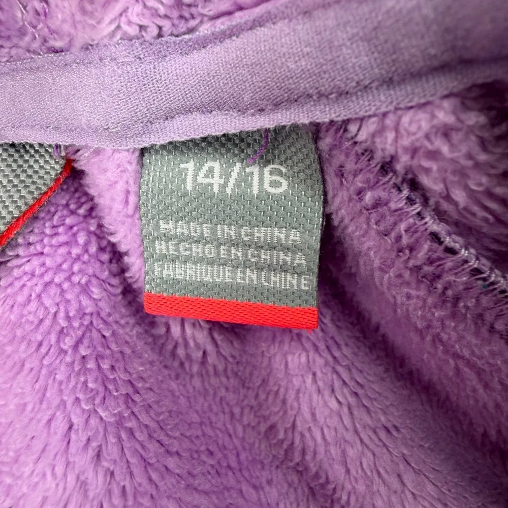 Free Country Girls Purple Striped Hooded‎ Softshell Active Jacket Size 14/16